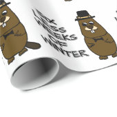 Sechs Wochen weniger Winter Geschenkpapier (Rolleneckpunkt)