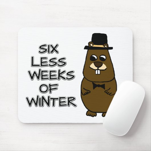 Sechs Wochen weniger Winter Mousepad (Mit Mouse)