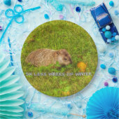 Sechs Wochen weniger Winter-Teller Pappteller (Party)