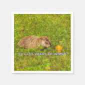 Sechs Wochen weniger Winternapkins Serviette (Vorderseite)