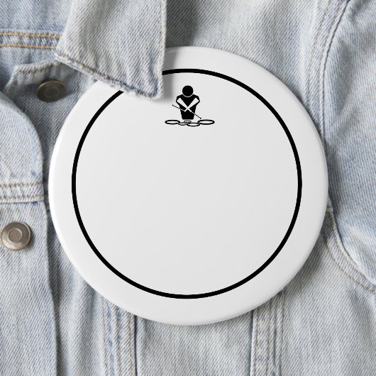 Sechs-Zoll-Raster-Button-Rührkopf Button (Beispiel)