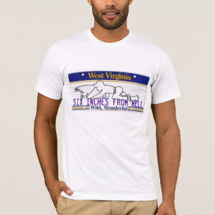 SECHS ZOLL VOM HÖLLEN-LIZENZ-PLATTEN-SHIRT T-Shirt