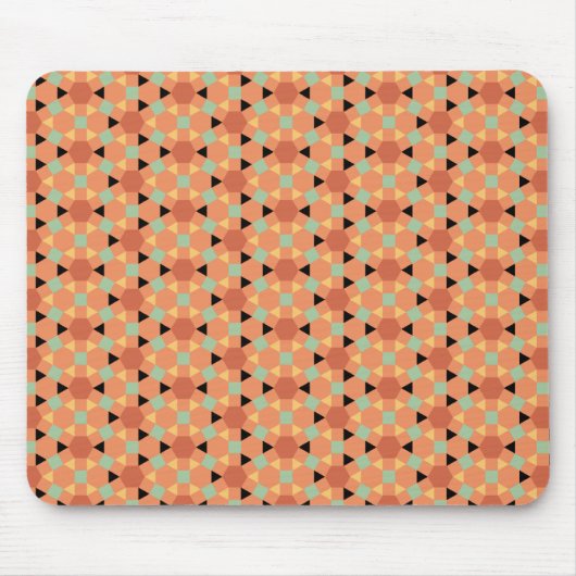 Sechseck-Persianermuster Mousepad (Vorne)