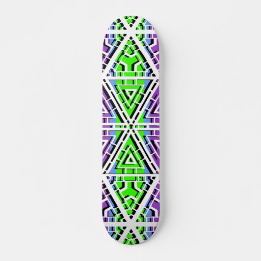 Sechseckige Muster: Skateboard (Vorne)