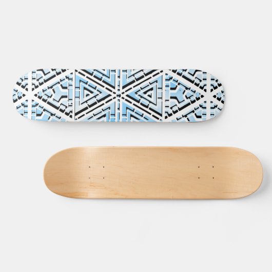 Sechseckmuster: Skateboard (Horizontal)