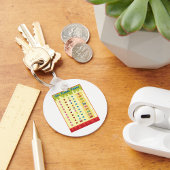 Sechsfache Table-Schlüsselanhänger Schlüsselanhänger