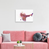 Sechsflügelige Seraph - Digitales Fraktal Leinwanddruck (Insitu (Wohnzimmer))