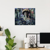 Sechsflügeliger Seraph (Azrael) von Mikhail Vrubel Poster (Heimbüro)