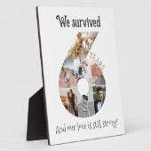 Sechsjähriges Hochzeitstag Fotoplatte (Seite)