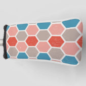 Sechskantmuster Golf Headcover (Vorderseite)