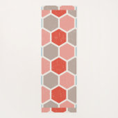 Sechskantmuster Yogamatte (Rückseite)