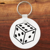 Sechsseitige Würfel Schlüsselanhänger (Vorderseite)