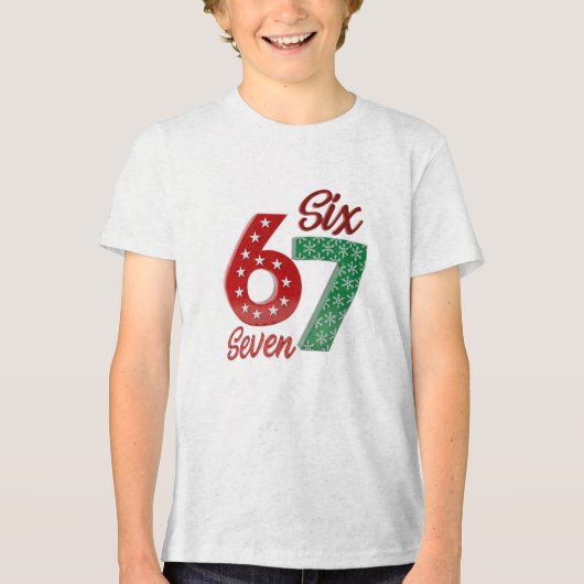 SechsSieben 67 Tri-Blend Shirt (Vorderseite)