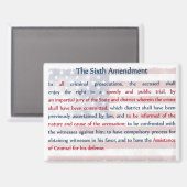 Sechste Änderung Magnet (Vorderseite/Rückseite)