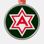 SECHSTE ARMY Metal Ornament (Vorne)