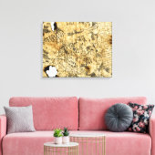 Sechste Karte des Vergessenen Reiches Leinwanddruck (Insitu (Wohnzimmer))