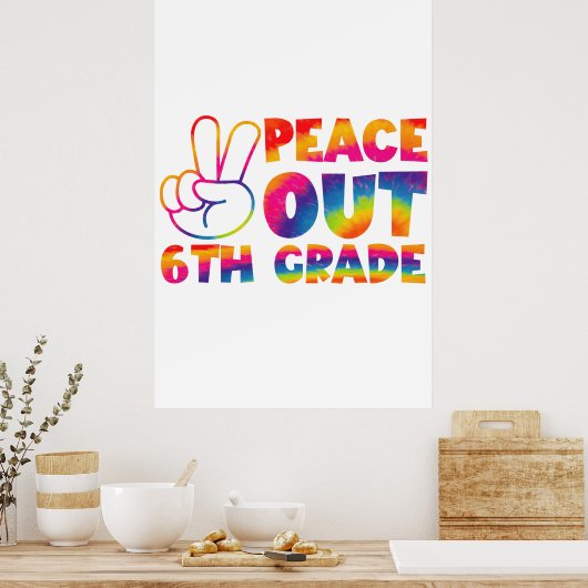 sechste Klasse Poster (Küche)