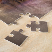 Sechste Straße bei Dusk im Stadtzentrum von Austin Puzzle (Seite)