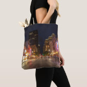 Sechste Straße bei Dusk im Stadtzentrum von Austin Tasche (Von Nahem)