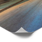 Sechste Straße bei Dusk in Austin, Texas, im Stadt Poster (Ecke)