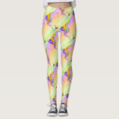 SECHSTEN POP ART STYLE MARTINI LEGGINGS (Vorderseite)