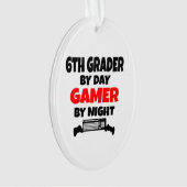 Sechster Grader Gamer Ornament (Vorderseite)