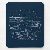 Sechster Weihnachtsfeiertag Mousepad (Vorne)