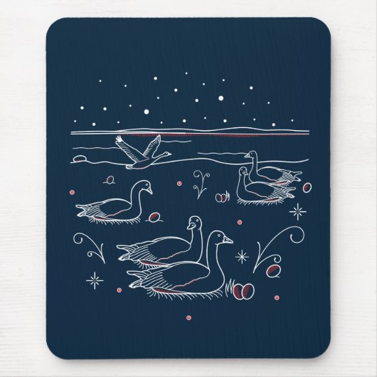 Sechster Weihnachtsfeiertag Mousepad (Vorne)
