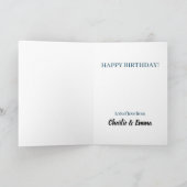 SECHSTGEBURTSTAG BALLOONS GLÜCKLICH GEBURTSTAG KARTE (Innenseite)