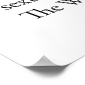 Sechsundachtzig Wörterbuchdefinition Aktivismus Poster (Ecke)