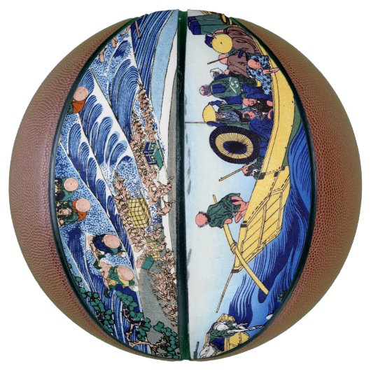 Sechsunddreißig Ansichten der Mount Fuji Hokusai-L Basketball (Vertikal)