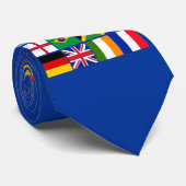 Sechzehn Flaggen vieler Nations-T - Shirts, Krawatte (Gerollt)