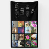 Sechzehn gerundete Ecken-Foto Collage oder Banner (Vertikal)