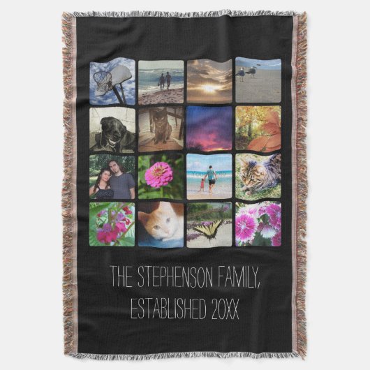 Sechzehn gerundete Ecken-Foto Collage oder Decke (Vorderseite Vertikal)