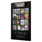 Sechzehn gerundete Ecken-Foto Collage oder Klemmbrett (Links)