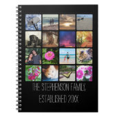 Sechzehn gerundete Ecken-Foto Collage oder Notizblock (Vorderseite)