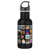 Sechzehn gerundete Ecken-Foto Collage oder Trinkflasche (Vorderseite)