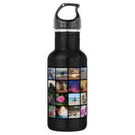 Sechzehn gerundete Ecken-Foto Collage oder Trinkflasche