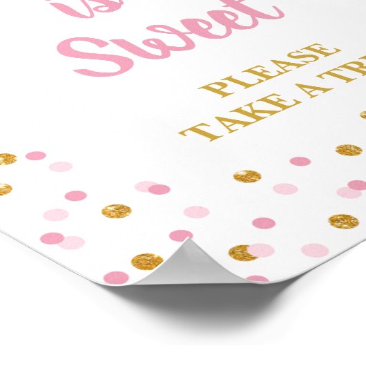 Sechzehn ist süß Bitte nehmen Sie eine Leckerei Ge Poster (Ecke)