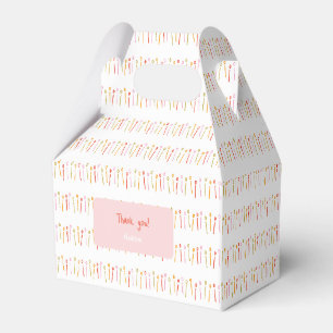 Sechzehn Kerzen - Marshmallow - Gefälligkeitsbox Geschenkschachtel
