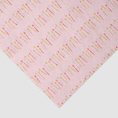 Sechzehn Kerzen - rosa Icing Seidenpapier (Detail)