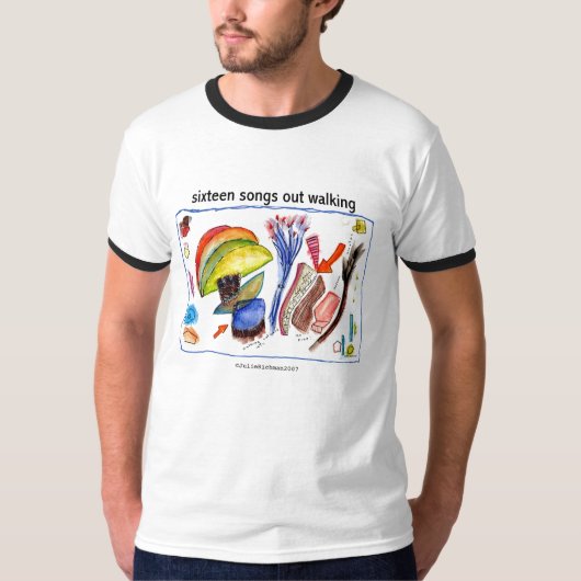 Sechzehn Lied-heraus gehendes Shirt (Vorderseite)