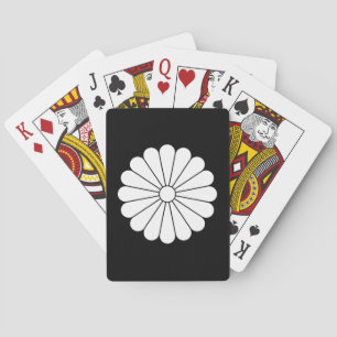 Sechzehnblättrige Chrysantheme Spielkarten