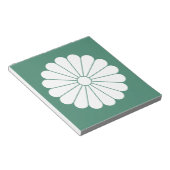 Sechzehnblättriges Chrysanthemum Notizblock (angewinkelt)