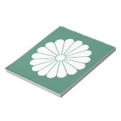 Sechzehnblättriges Chrysanthemum Notizblock (Rotiert)