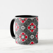 sechzehnte Kaleidoskop Art Tasse (Vorderseite Links)