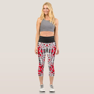 Sechzehnter Band Kaleidoskop Kunst vierzehn Capri Leggings
