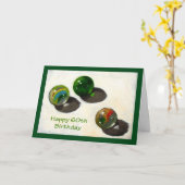 SECHZEHNTER GEBURTSTAG: HAT NOCH MARBLES KARTE (Gelbe Blume)