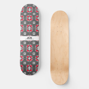 Sechzehntes Band Kaleidoskop Art drei Skateboard