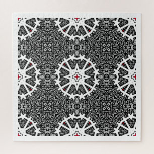 Sechzehntes Kaleidoskop-Kunst achtzehn Puzzle